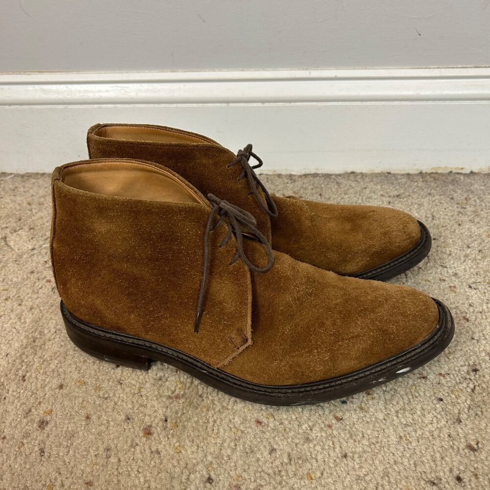 Sid Mashburn Chukka Suede Leather Lace Up Boots Size 10 Men's fit big.